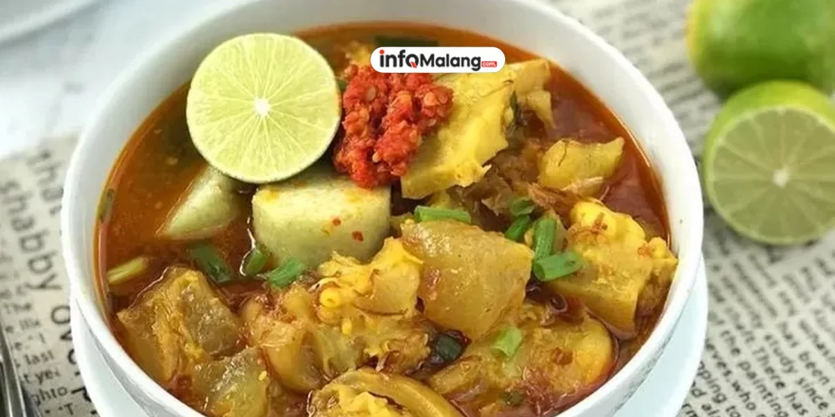 Kuliner Malam di Malang, Dua Rekomendasi Lontong Kikil yang Wajib Dicoba