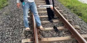 Lansia Tewas Tersambar Kereta Malabar Saat Joging di Kepanjen Malang