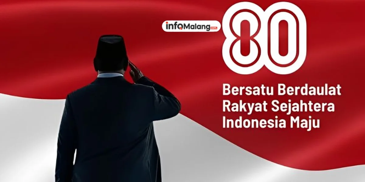 Logo HUT RI Ke-80 Tahun Resmi Diluncurkan Presiden Prabowo