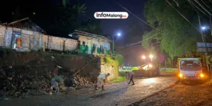 Longsor di Pujon Lumpuhkan Jalur Malang-Kediri