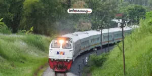 Lonjakan Penumpang Kereta Api di Stasiun Malang Saat Libur Natal 19-26 Desember 2024