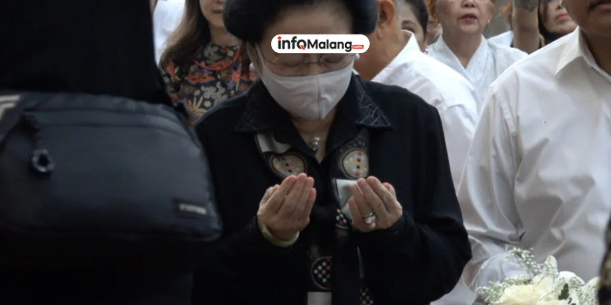 Megawati Soekarnoputri Melayat Romo Antonius Benny Susetyo di Kota Malang