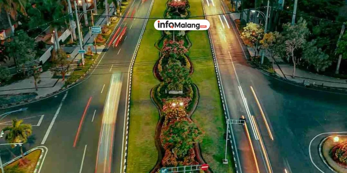 Menikmati Keindahan Jalan Ijen Malang di Malam Hari