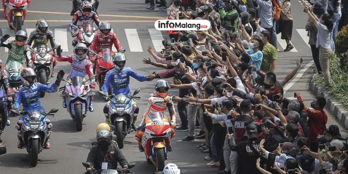 Merah Putihkan Jalanan Bersama Ratusan Riders se-Malang Raya