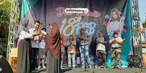 Meriah Dies Natalis FEB Unikama dengan Gerak Jalan dan Bazar