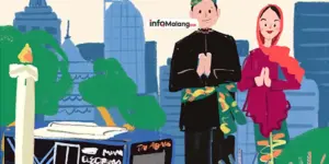 Meriahnya Pesta Rakyat WALI di Tengah Car Free Day Malang