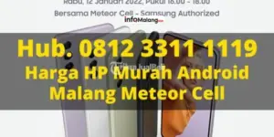 Meteor Cell: Toko HP Terlengkap dan Termurah di Malang