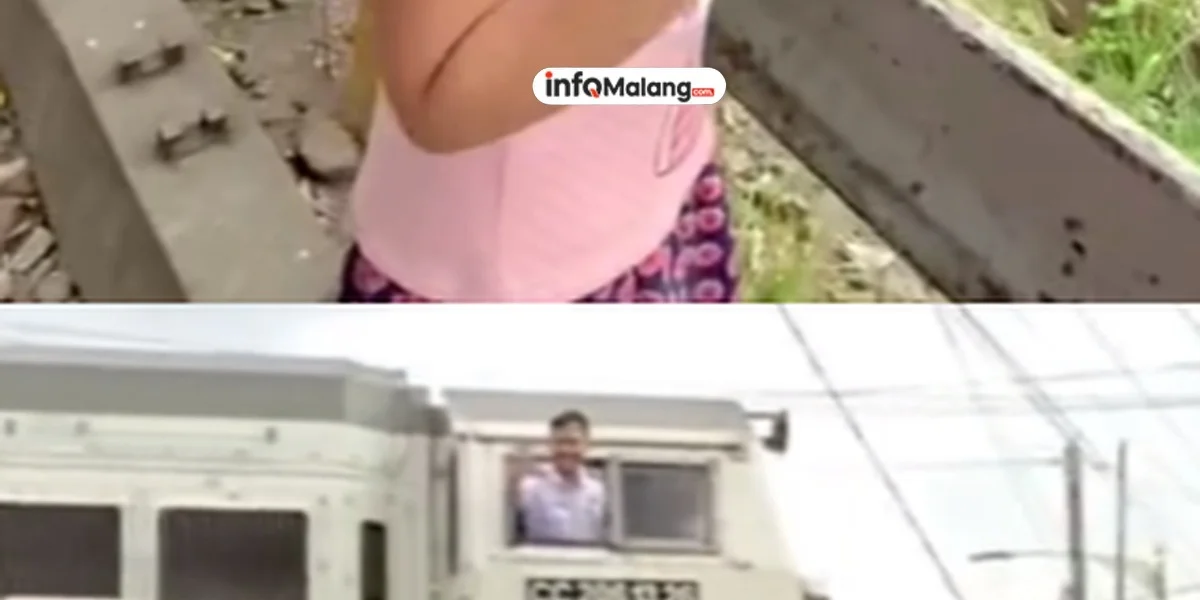 Momen Haru Anak Saat Pulang Sekolah, Bisa Lihat Ayahnya Jadi Masinis