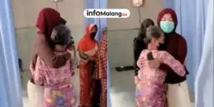 Momen Haru Cewek Ini Peluk Seorang Ibu Saat Suaminya Meninggal Dunia