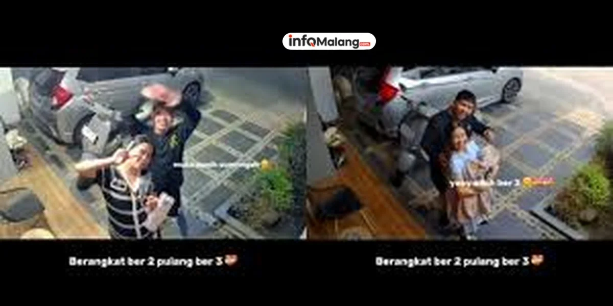 Momen Haru Wanita Pergi Berdua Pulang Bertiga Bersama Buah Hati, Viral di Media Sosial