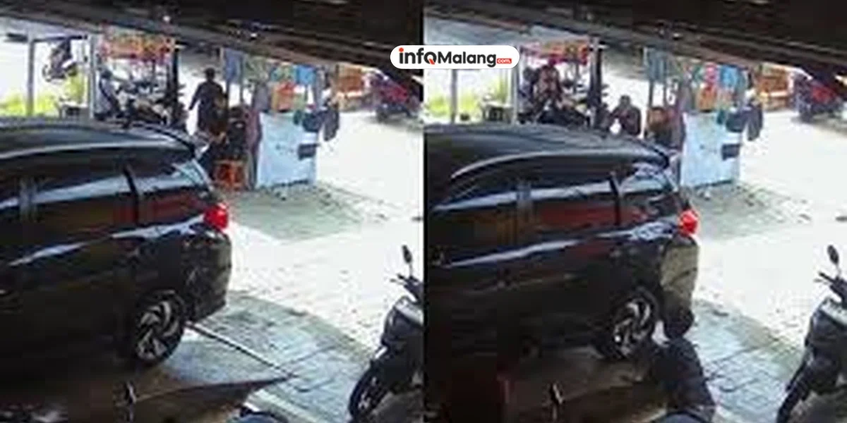 Momen Pegawai Cuci Mobil Berhasil Buat Mobil Selamat Akibat Lupa Rem Tangan