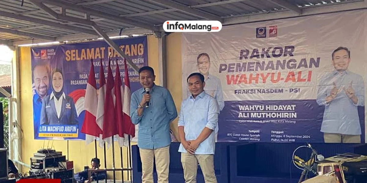 Nasdem Kota Malang Resmi Dukung Wahyu Hidayat – Ali Muthohirin