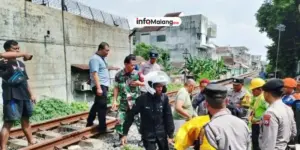Nenek di Malang Tewas Tertabrak Kereta Api, Diduga Sengaja Duduk di Tengah Rel