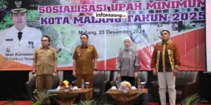 PJ Wali Kota Malang Sampaikan UMK Kota Malang Tahun 2025 Naik 6 Persen