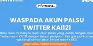 PT KAI Imbau Masyarakat Waspada Akun Palsu yang Mengatasnamakan KAI121