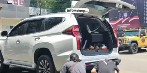 Pajero Putih Berlampu Silau Milik Selebgram King Abdi Viral, Polisi Bertindak Tegas