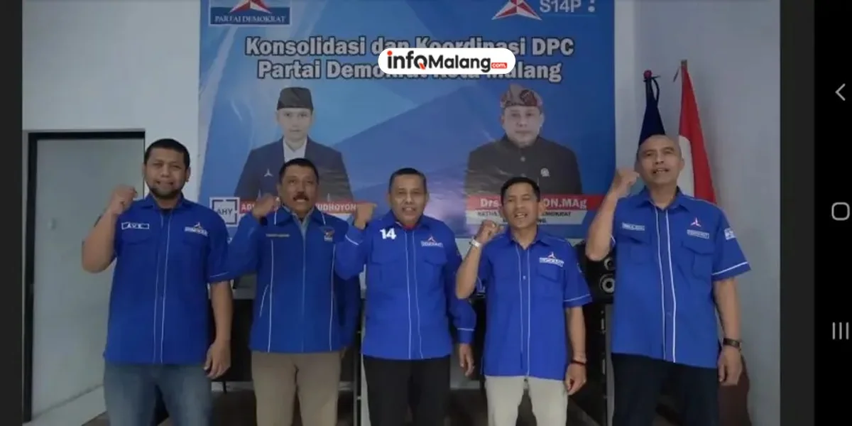 Partai Demokrat Kota Malang Gelar Konsolidasi Jelang Pilwali 2024