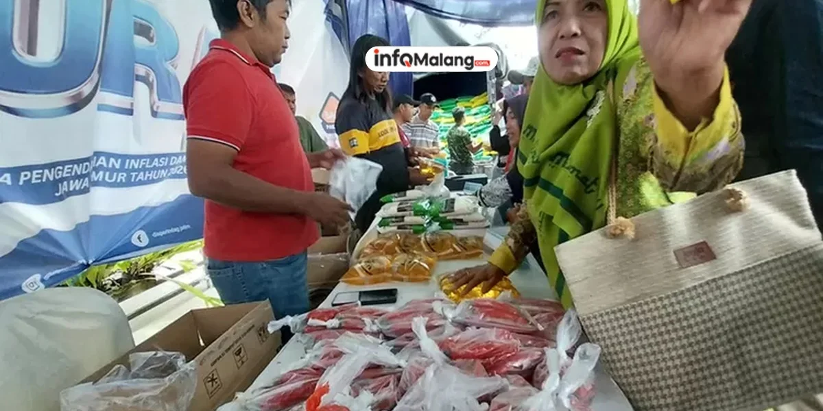 Pasar Murah Disperindag Kabupaten Malang Dukung Produk Lokal dan Tekan Inflasi