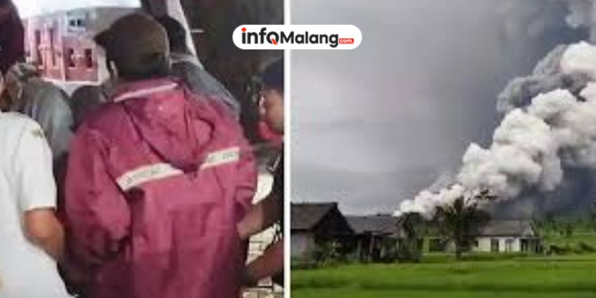 Pasutri Alami Luka Bakar Karena Awan Panas Erupsi Gunung Semeru Saat Melintas di Jembatan Gladak Perak