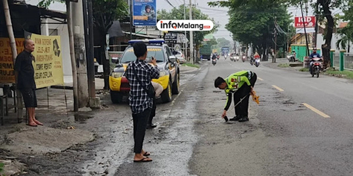 Pejalan Kaki Tewas Tertabrak Motor di Kalipare