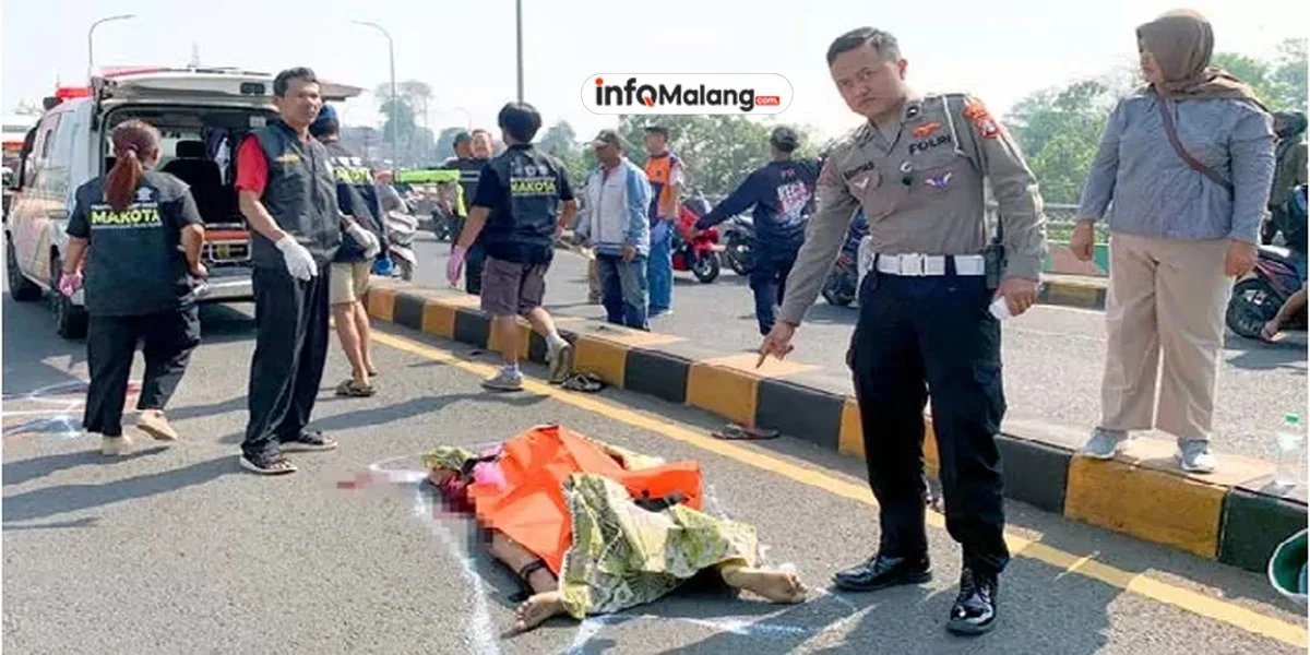 Pelajar SMP Meninggal dalam Kecelakaan Tunggal di Jembatan Kedungkandang