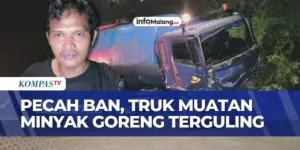 Pembersihan Molase Pasca Truk Terguling di Flyover Kota Lama Libatkan Berbagai Unsur Relawan
