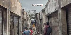 Pemilik Mobil yang Terbakar di Pasar Comboran Malang Berharap Bantuan