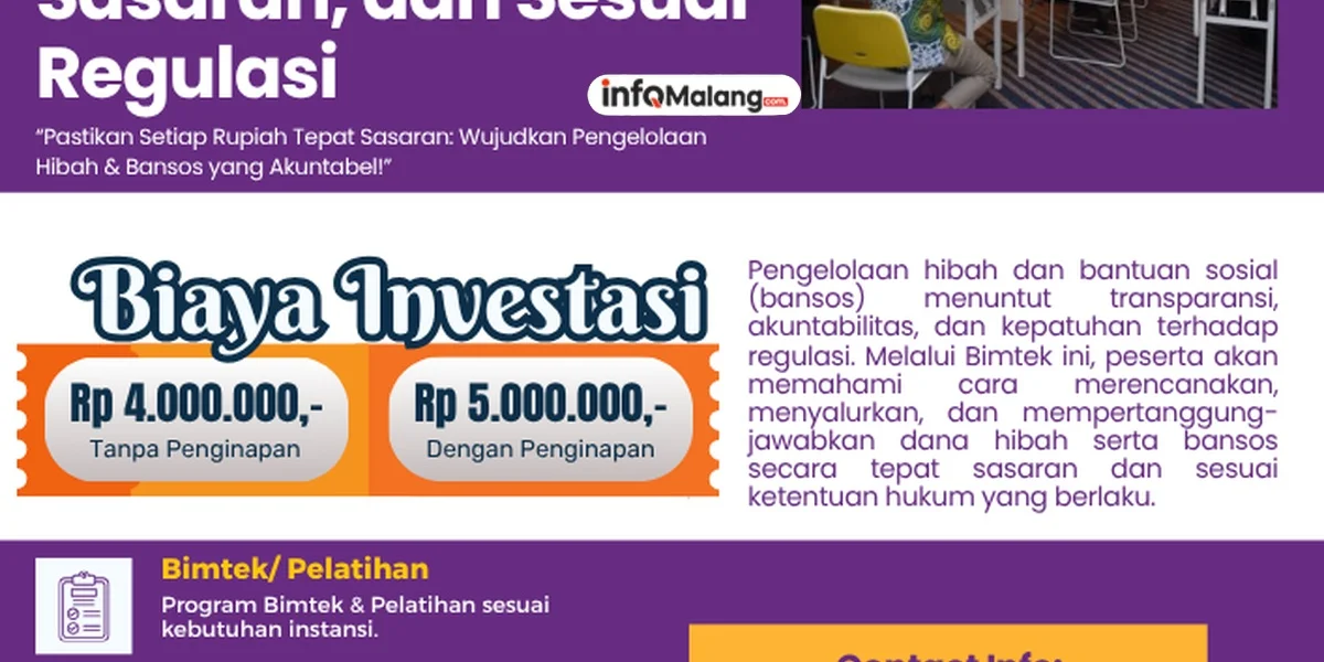 Pemkab Malang Harus Aktif Awasi Dana Hibah Agar Tepat Sasaran