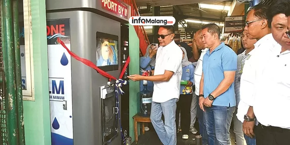 Pemkot Malang Bertahap Lengkapi Pasar Tradisional dengan Anjungan Air Minum Terjangkau