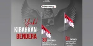 Pemkot Malang Imbau Warga Kibarkan Bendera Merah Putih di Peringatan Hari Kesaktian Pancasila