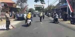 Pemotor Asal Pagelaran Malang Meninggal Tertabrak Truk
