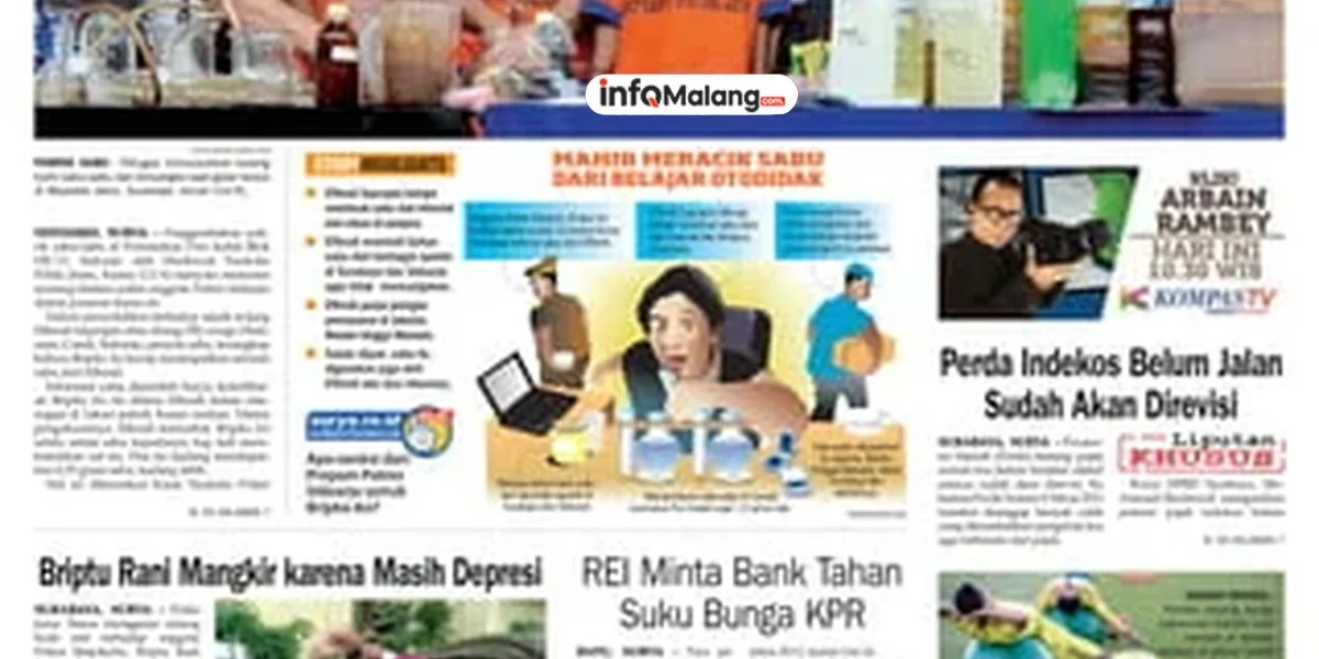 Pemuda Asal Bandulan Tenggelam Saat Berenang di Sungai Kedung Darmo, Pencarian Terus Berlanjut