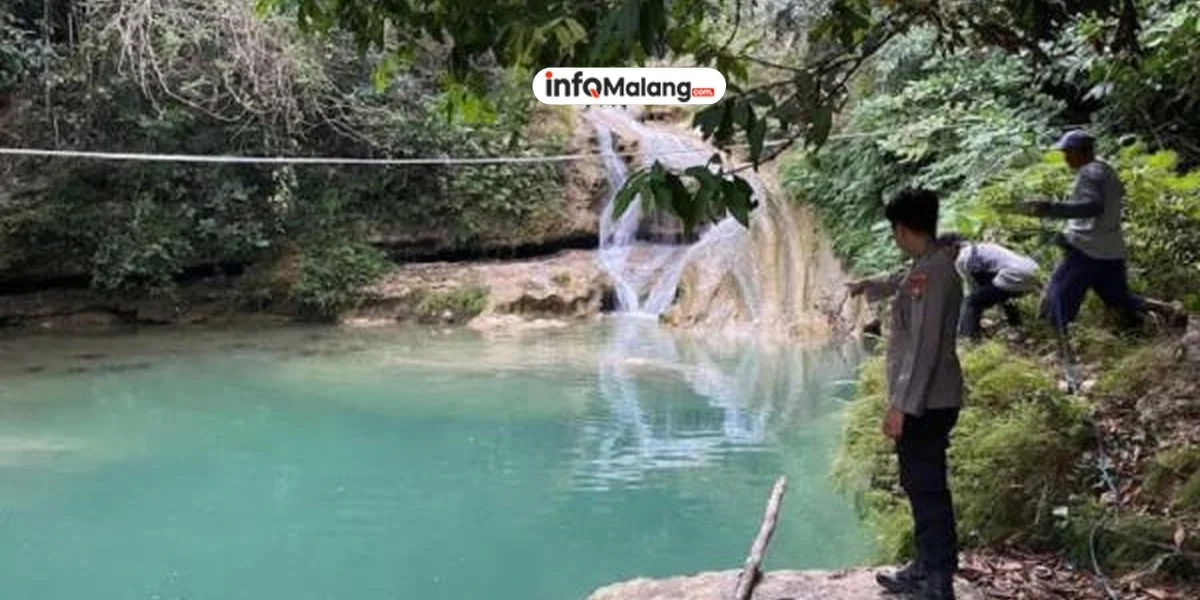 Pemuda Malang Hanyut di Sungai Coban Kedung Darmo