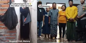 Penembokan Akses Rumah Warga di Singosari Karena Bau Kotoran Sapi