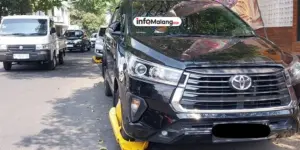 Penertiban Parkir Sembarangan di Kota Malang, Dishub Tindak 14 Mobil