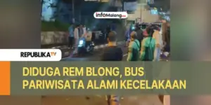 Pengakuan Sopir Bus Pariwisata yang Tabrak Puluhan Kendaraan di Batu Malang