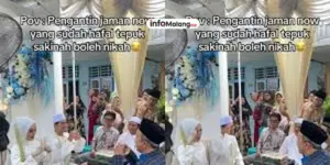 Pengantin Lakukan Tepuk Sakinah Usai Ijab Kabul Bikin Tamu Undangan Terbahak