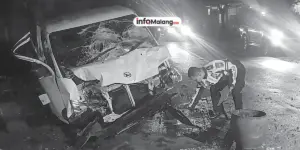 Pengendara Motor Meninggal Dunia dalam Kecelakaan Tunggal di Jalan Raya IR Rais Kota Malang