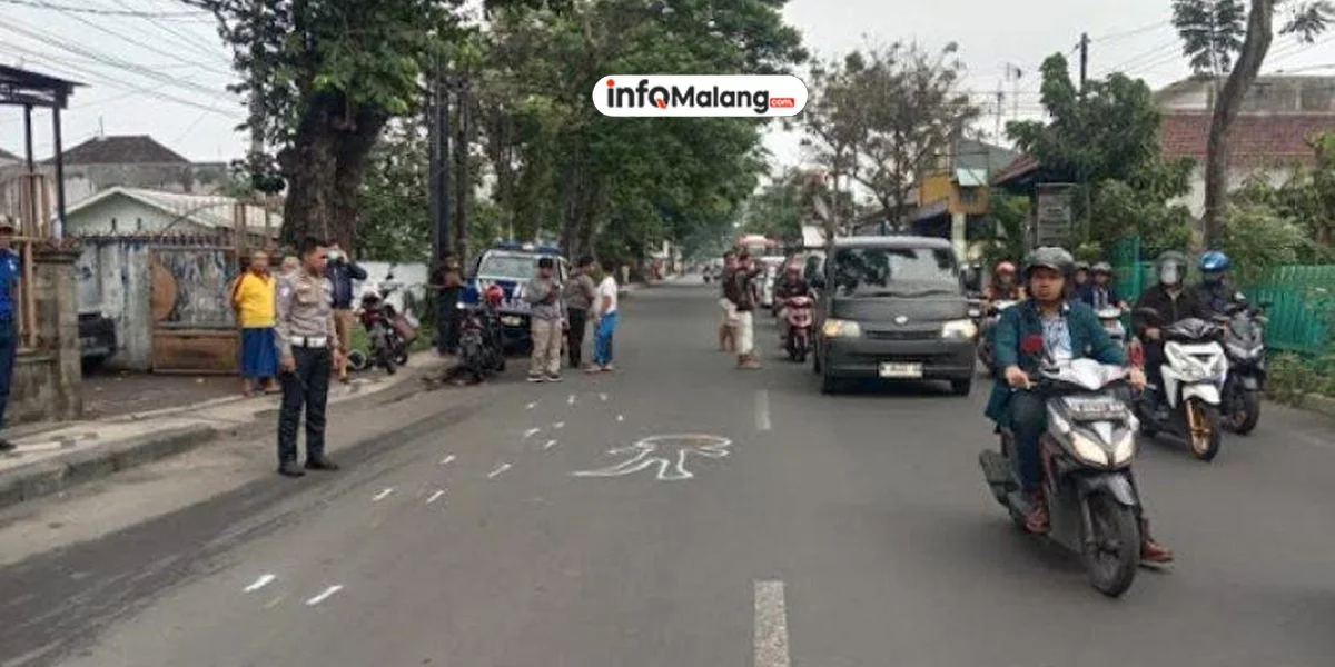 Pengendara Motor Tewas Dilindas Truk Pemadam di Kota Malang