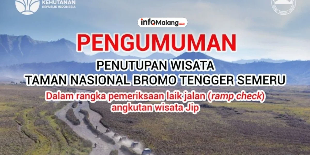 Penutupan Sementara Wisata Bromo Lewat Jemplang dan Wonokitri, Ramp Check Jeep Wisata Digelar