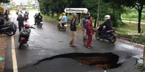 Penyebab Jalan Ambles di Kota Malang, Ini Penjelasan DPUPRPKP