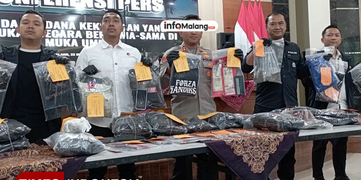 Penyidikan Kasus Perusakan Kantor Polisi Malang Hasilkan 21 Tersangka