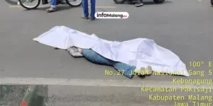 Perempuan Tewas Terlindas Truk di Malang Akibat Jatuh dari Motor