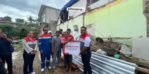Pertamina Turun Tangan Pulihkan Rumah Warga Malang Pascaputing Beliung