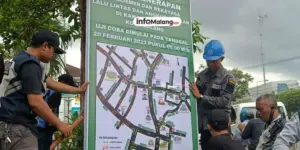 Perubahan Arus Lalu Lintas di Kayutangan Malang Segera Diterapkan