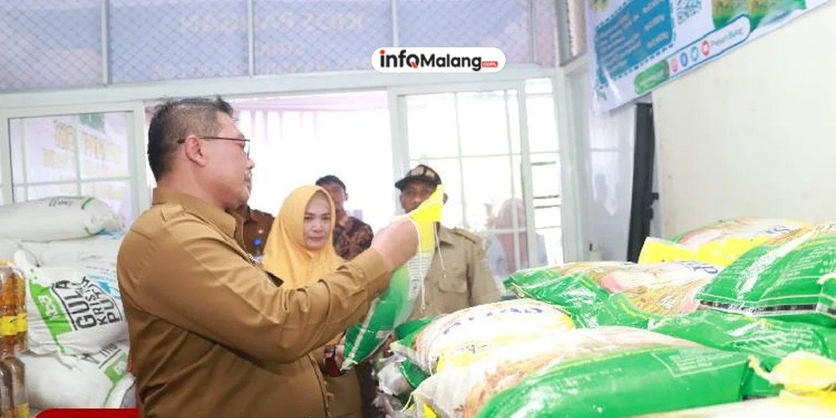Plt. Bupati Malang Resmikan Kios Pangan Tingkat Distributor di Gapoktan Karya Mandiri Tajinan
