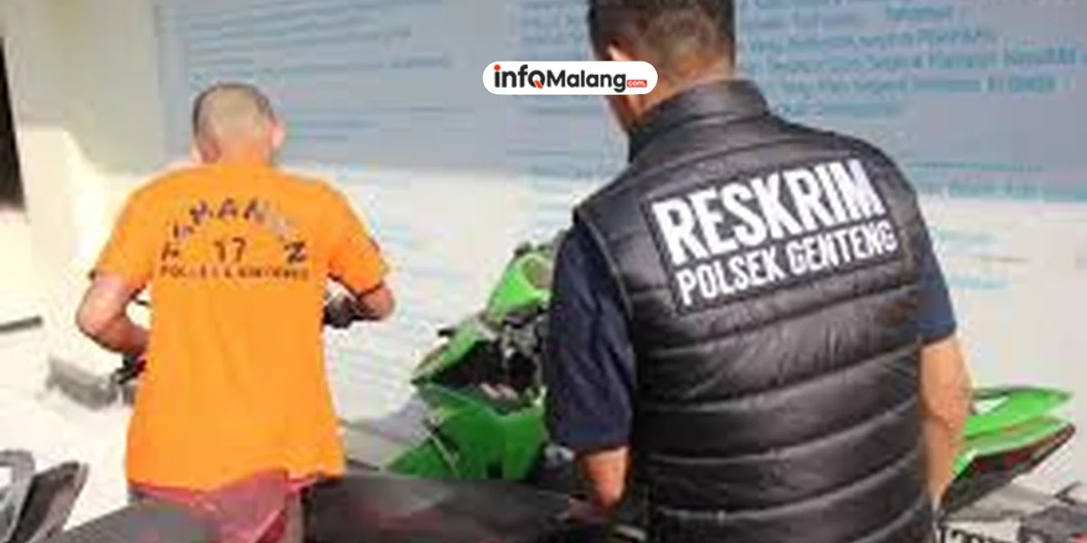 Polisi Tangkap 1 Maling Motor di Warkop Saat Nobar