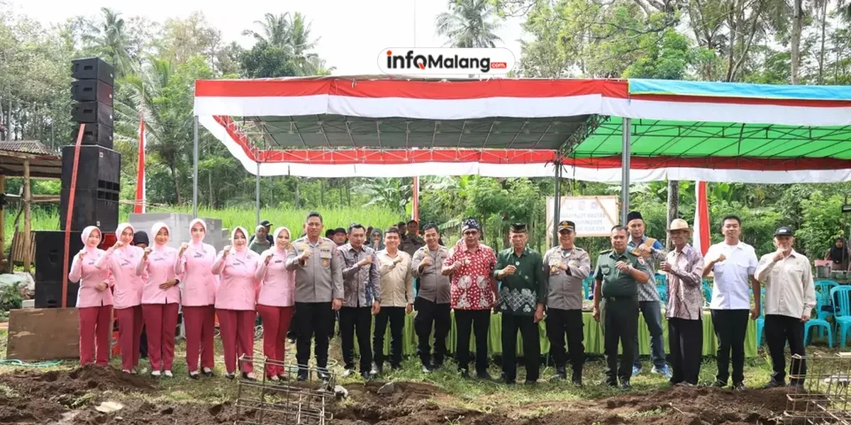 Polres Malang Dukung Program Gizi Anak, Bangun Tiga Gedung SPPG Baru