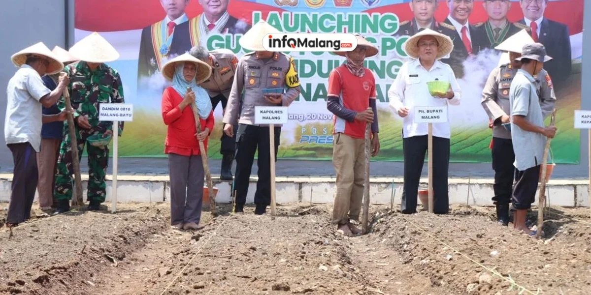 Polres Malang Dukung Program Ketahanan Pangan Presiden Prabowo