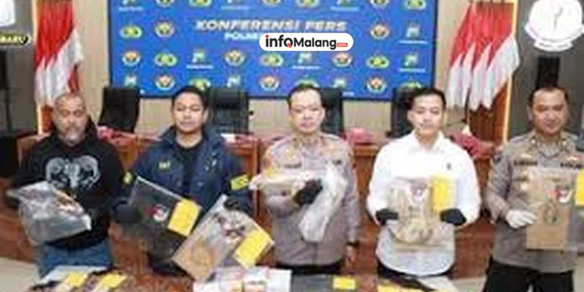 Polres Malang Ungkap Kasus Pembunuhan Berencana Bermotif Cekcok Rumah Tangga